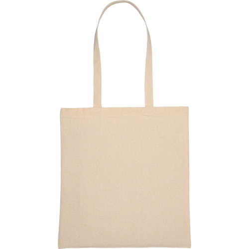 Torba z bawełny organicznej z długimi uszami 220 g/m2 HONG KONG Beżowy 321913 
