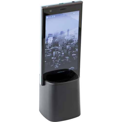 Głośnik bezprzewodowy 3W, stojak na telefon Czarny V0322-03 (3)