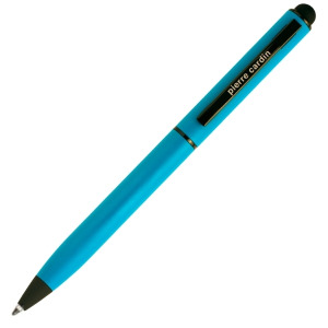 Długopis metalowy touch pen, soft touch CELEBRATION Pierre Cardin Jasnoniebieski