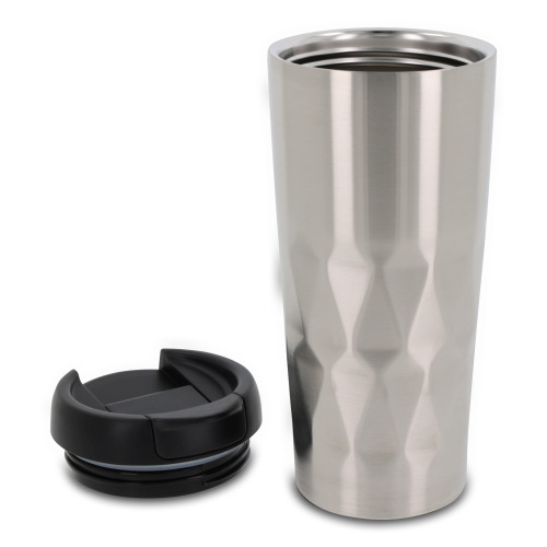 Termos Diamond Pattern 450ml Srebrny LT91213-N0005 (2)
