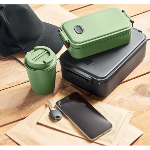 Kubek z recyklingu z PP 300 ml Ciemnozielony MO6866-60 (5)