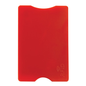 Etui na kartę anti-skimming (plastikowe) Czerwony