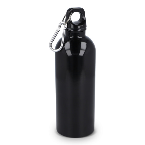 Butelka jednościenna ze stali nierdzewnej pochodzącej z recyklingu, 500 ml Czarny LT98693-N0002 
