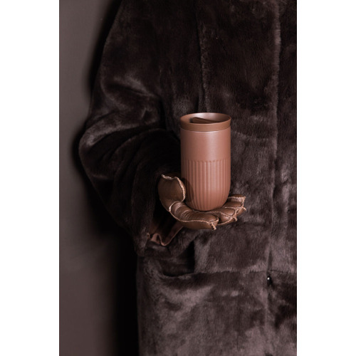 TOVA KUBEK DO SAMOCHODU, BRĄZOWY Brązowy 5018648- (1)