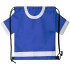 Worek ze sznurkiem "koszulka kibica", rozmiar dziecięcy niebieski V8173-11  thumbnail