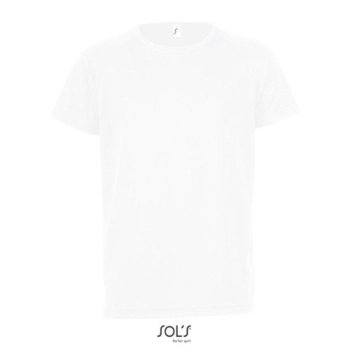 SPORTY Dziecięcy T-Shirt Biały S01166-WH-3XL 