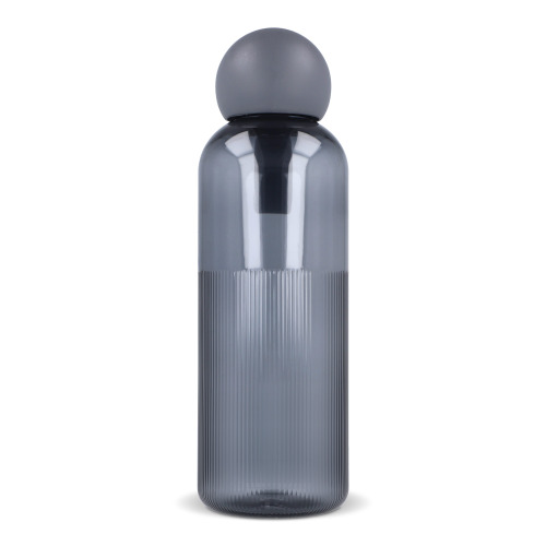 Sagaform Ture butelka na wodę 600 ml Transparentny / ciemnoszary LT52056-N0460 (5)