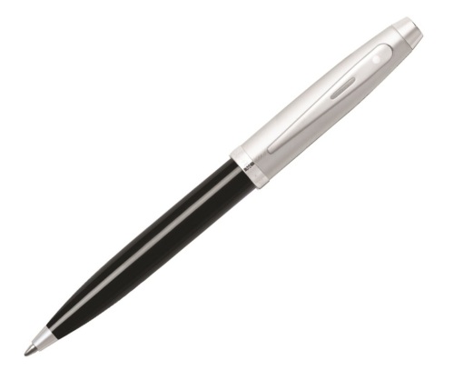 Długopis Sheaffer kolekcja 100, czarny/chrom, wykończenia chromowane, etui prezentowe czarny EXP9313BP-CZ 