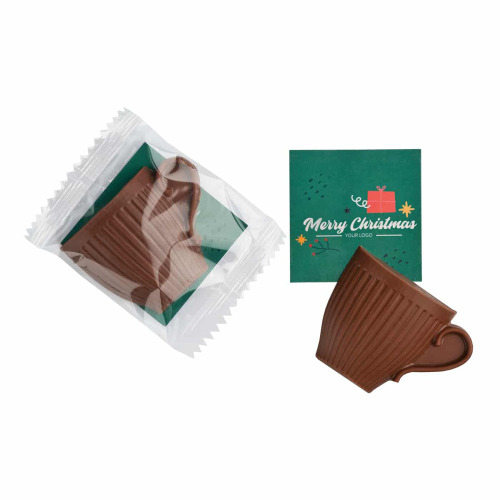 Słodycze Reklamowe Advert Card - Czekoladowa Filiżanka Wielokolorowy S0530B/XM 