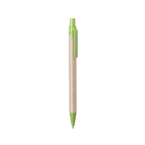 Długopis z kartonu z recyklingu zielony V9359-06 