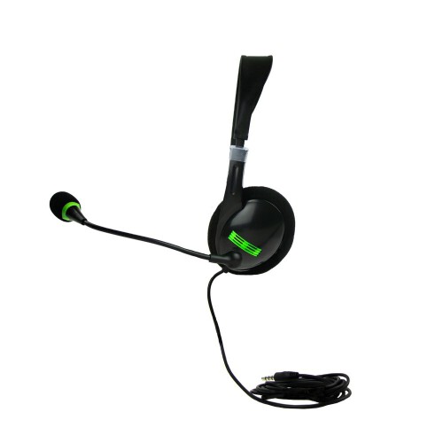 Zestaw słuchawkowy: słuchawki nauszne z mikrofonem czarny V0169-03 (5)