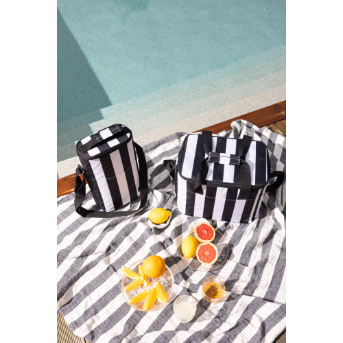 CITY TORBA TERMICZNA STRIPE rPET DUŻA, CZARNO-BIAŁY Czarno-Biały 5018597- (1)