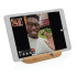 Bambusowy stojak na telefon, tablet Brązowy P301.379 (1) thumbnail