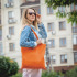 Torba na ramię OEKO-TEX® 140g/m² 38x42cm Pomarańczowy LT95156-N0026 (3) thumbnail