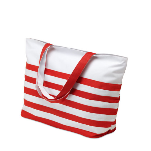 Torba plażowa, morski wzór Czerwony MO7564-05 