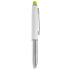 Długopis Stylus Shine+rysik Biały / jasnozielony LT87794-N0132 (1) thumbnail