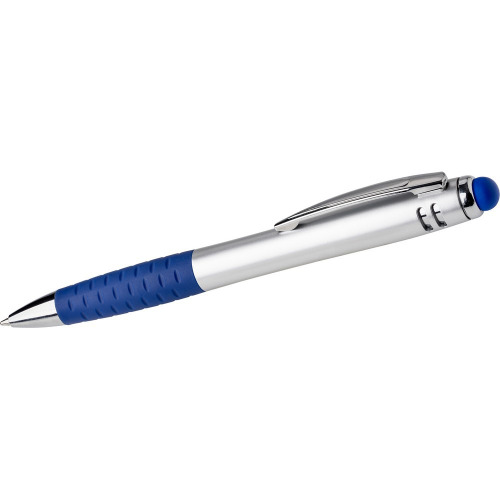 Długopis, touch pen z lampką granatowy V1796-04 