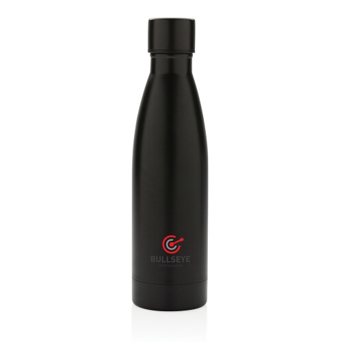 Próżniowa butelka sportowa 500 ml, stal nierdzewna z recyklingu black P433.271 (5)