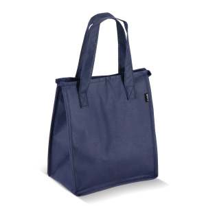 R-PET Torba chłodząca z włókniny 23 x 15 x 27,5 cm 75g/m² Ciemnoniebieski