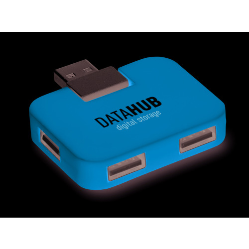 Hub USB 4 porty Pomarańczowy MO8930-10 (3)