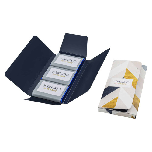 Zestaw czekoladek Koperta Mini Tabliczek 30 g Wielokolorowy S0225 