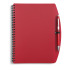Notatnik A5 (kartki w linie)  z długopisem czerwony V2387-05  thumbnail