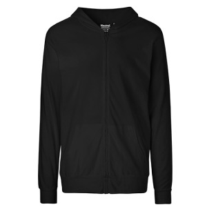 Bluza Unisex z Kapturem i Zamkiem Bawełna Fairtrade