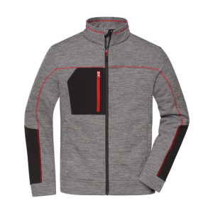 Bluza Męska Polarowa Melange - Navy Melange & Navy & Royal
