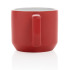 Kubek ceramiczny 350 ml Czerwony P434.044 (3) thumbnail