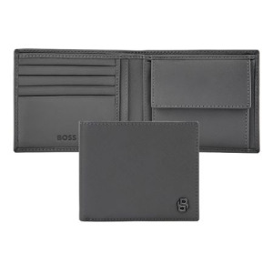 Portfel Double B Saffiano Black Szary