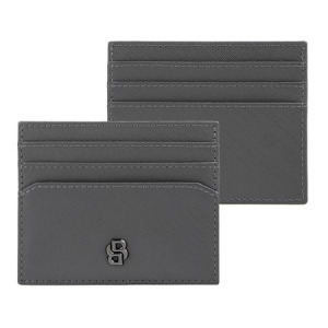 Etui na karty Double B Saffiano Black Szary