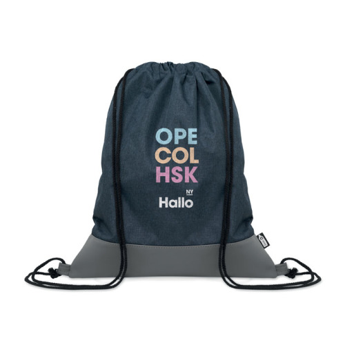 2 kolorowy worek ze sznurkiem RPET Francuski Granat MO2527-85 (3)