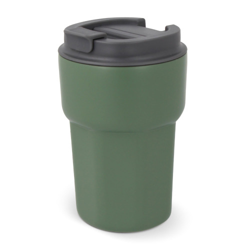 T-ceramic Kubek termiczny z pokrywką Zambezi 350ml Oliwkowa zieleń LT98728-N0043 