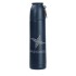 Termos próżniowy 450 ml Air Gifts z karabińczykiem, nakrętka w kształcie kubka ciemnoniebieski V0851-27 (7) thumbnail