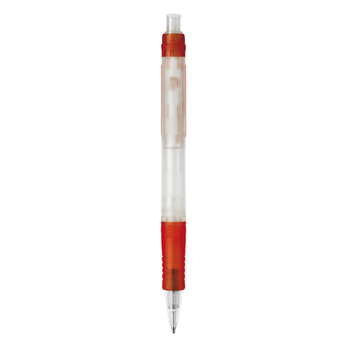 Długopis Vegetal Pen Clear przejrzysty Ecru / czerwony LT87540-N5421 (1)