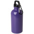 Oregon butelka na wodę o pojemności 400 ml z karabińczykiem wykonana ze stali nierdzewnej z jednowarstwową ścianką z certyfikatem RCS Fioletowy 10086037  thumbnail