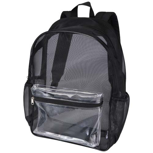 Mesh plecak z recyklingu z certyfikatem GRS o pojemności 18 l Czarny 13013790 