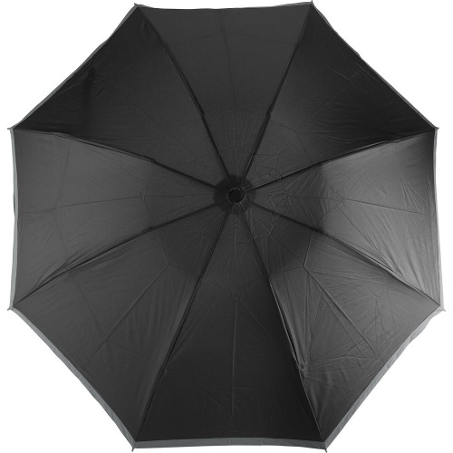 Odwracalny, składany parasol automatyczny czarny V0668-03 