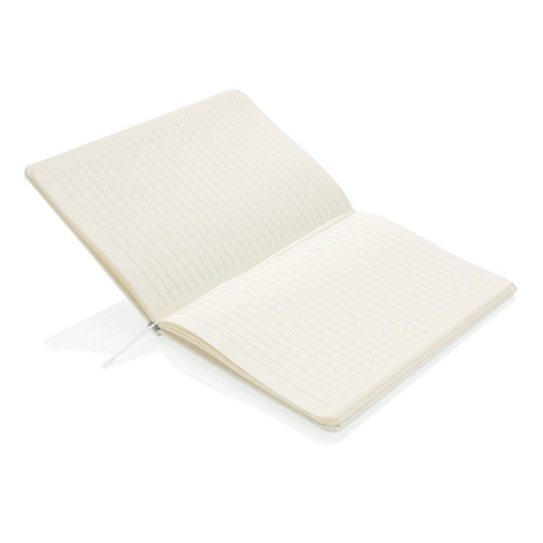 Notatnik A5 (kartki w linie) biały V2710-02 (2)