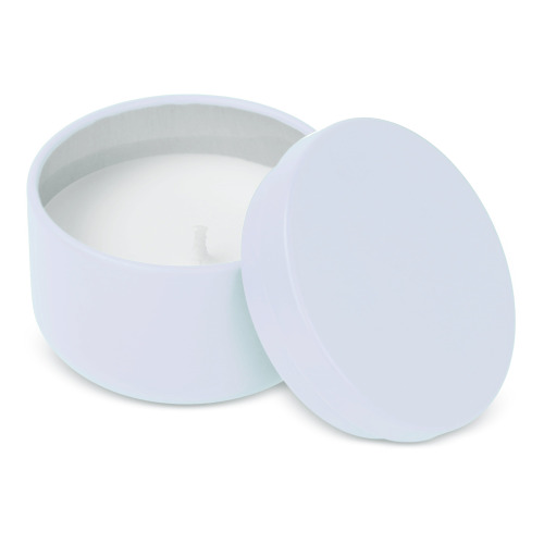 Bezzapachowa świeca roślinna Asana w puszce z recyklingu Biały LT90743-N0001 (4)