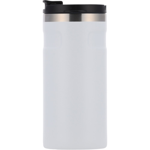 Kubek termiczny ze stali z recyklingu 450 ml SILVIO Biały 8536506 