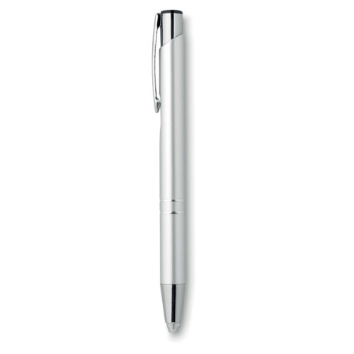 Długopis z lampką srebrny mat MO8891-16 