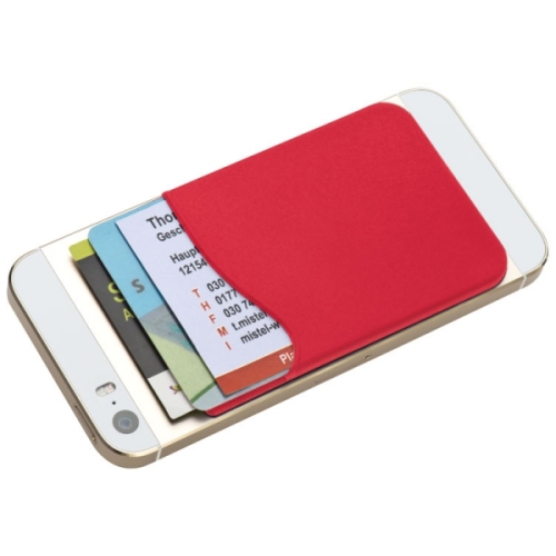 Pokrowiec na kartę do smartfona BORDEAUX czerwony 286405 (2)