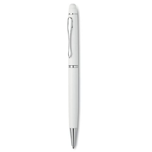 Długopis z miękką końcówką biały MO8476-06 (1)