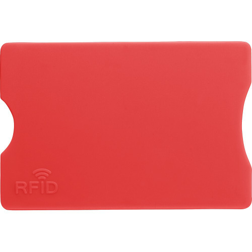 Etui na kartę kredytową, ochrona RFID Czerwony V9878-05 