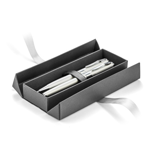 Etui na długopisy E26 Srebrny 19614-00 (3)