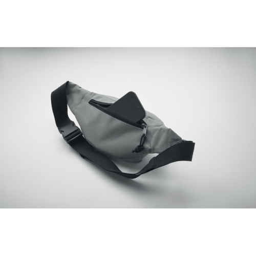 Saszetka z materiału 600D RPET Kamienny Szary MO2835-15 (3)