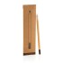 Bambusowy ołówek Infinity z gumką brązowy P611.099 (5) thumbnail
