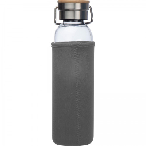 Butelka szklana z pokrowcem 600 ml RAMONA Szary 6318107 (6)