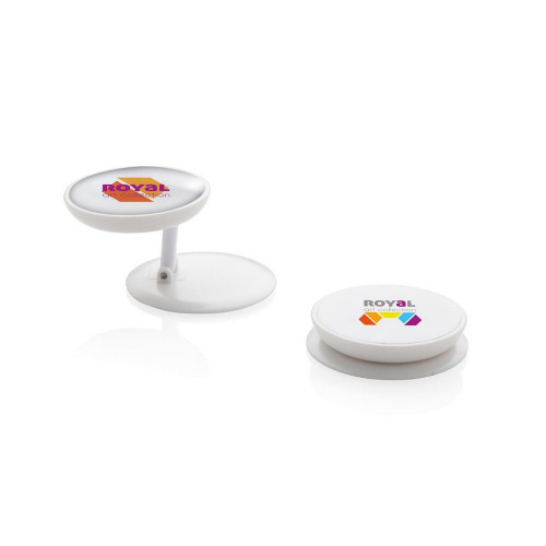 Stojak do telefonu Stick 'n Hold, uchwyt, organizer do kabli Biały P324.773 (6)